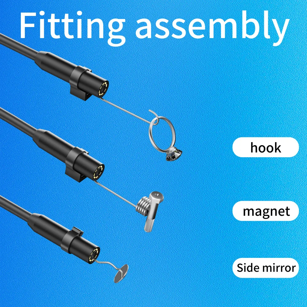 8mm Endoscope Camera Waterproof Inspection Camera USB car Endoscope Borescope IOS Endoscope For Iphone