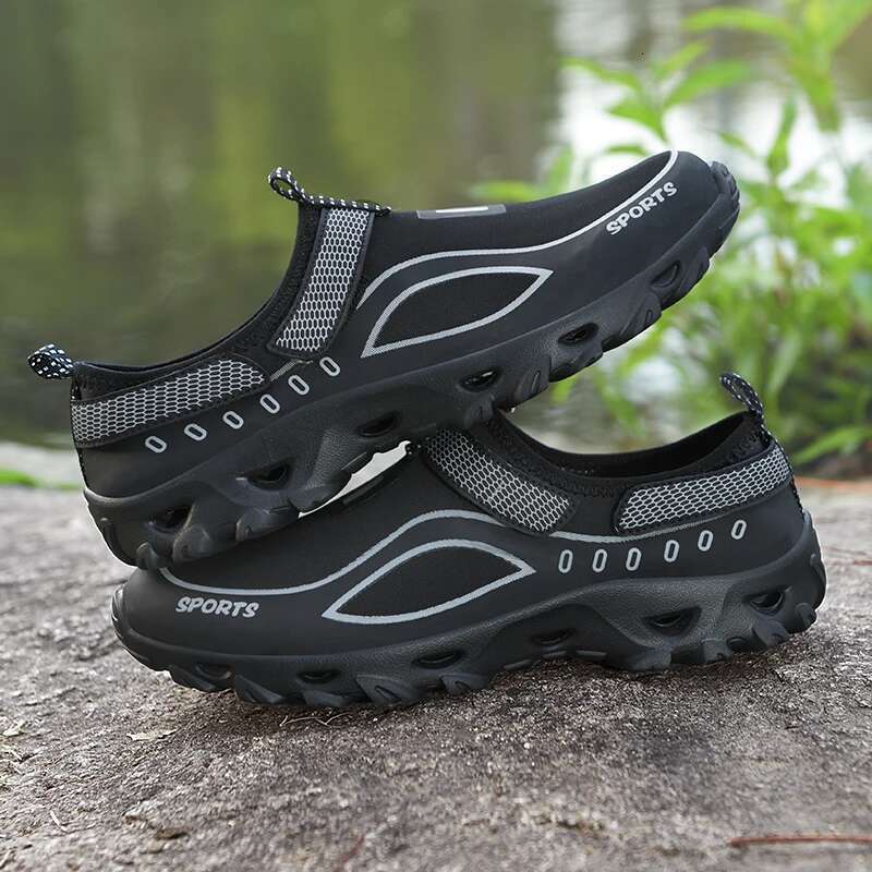 Men Aqua Wading Hiking Athletic Running Outdoor Walking Shoes Lightweight Comfortable Breathable Plus Size
