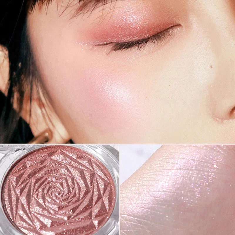 6 Colors Highlighter Powder Diamond Glitter Palette Makeup Face Contour Shimmer Ginger Highlight Cosmetics 250219