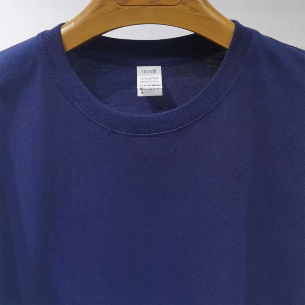 100% Cotton Crew Neck Tshirts Men Wholesale Short Sleeve Basic Cotton T-shirt Bulk Plain White T Shirt For Men Poleras De HombreT250305