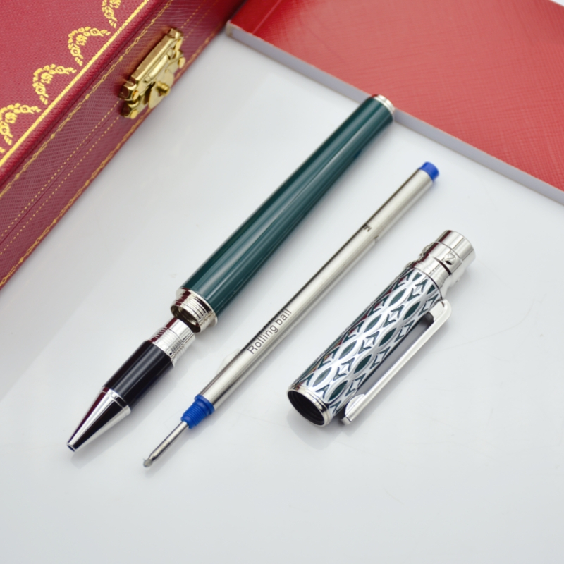 wholesale Smooth Writing Ball Pens - Silver Stripe Ballpoint Pens, Premium Metal Rollerball Pen for Office, Gift, and Everyday Use