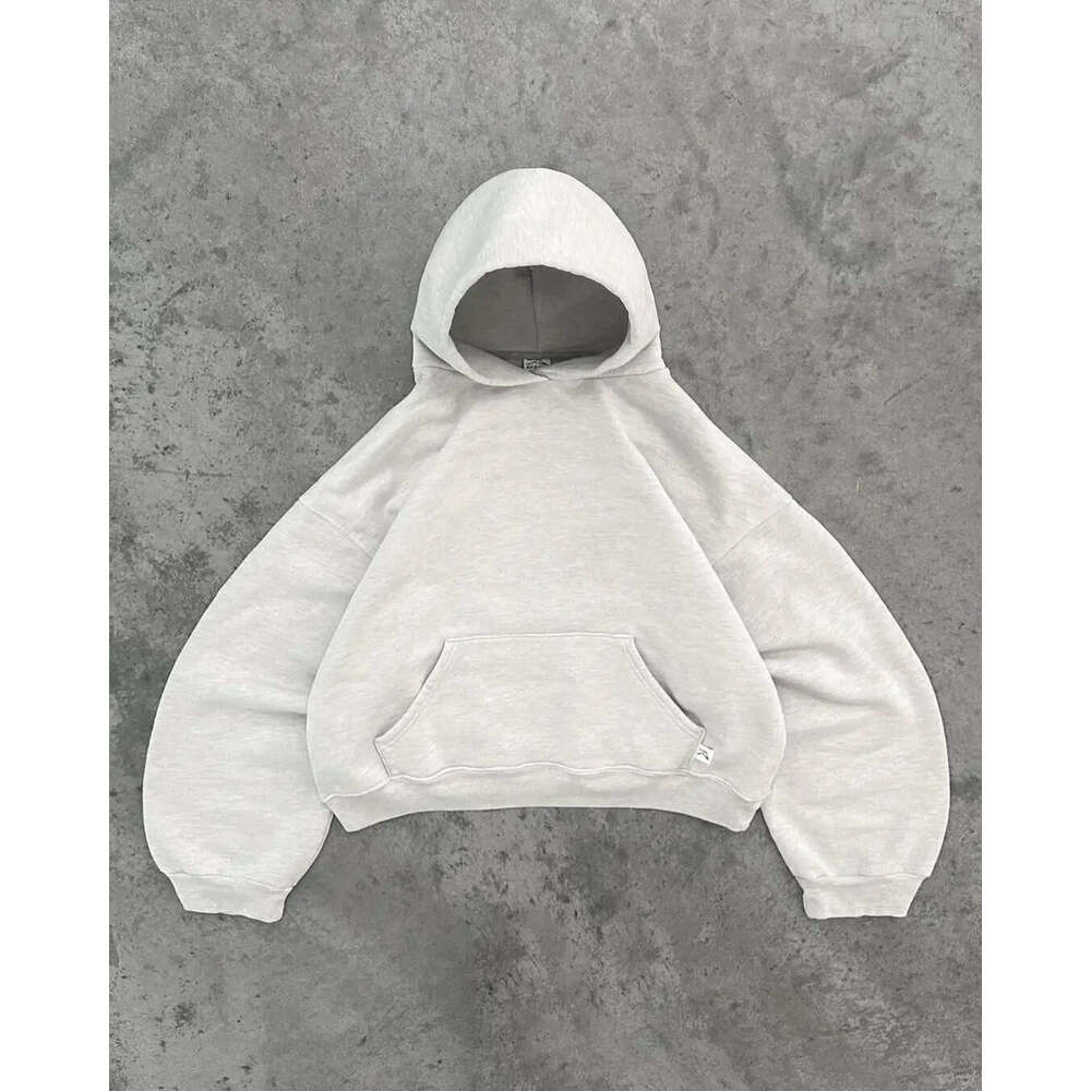 Autumn/Winter New Solid Color Trendy Brand for Women, American Style, Personalized Street Couple, Hoodie