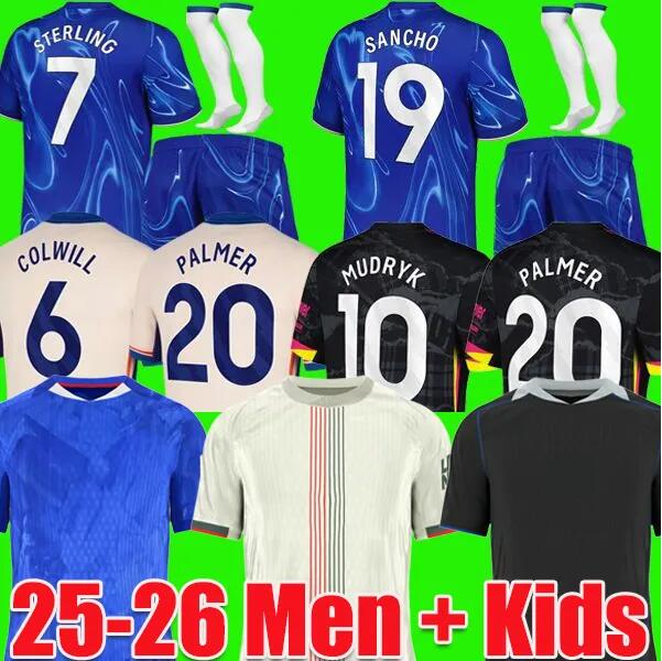 25 26 CAICEDO Nkunku PALMER soccer jerseys Disasi 2024 2025 Enzo Mudryk JAMES STERLING Cucurella Chukwuemeka football shirt men and kids Ugochukwu N.JACKSON