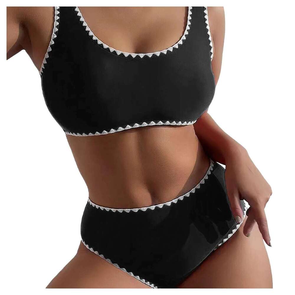 Lace Sexy Bikini Woman 2023 High Waist Swimwear Women Swimsuit Push Up Bikinis Set 2 Pieces Bathing Suit Swimming For Beach Wear Km-Ly