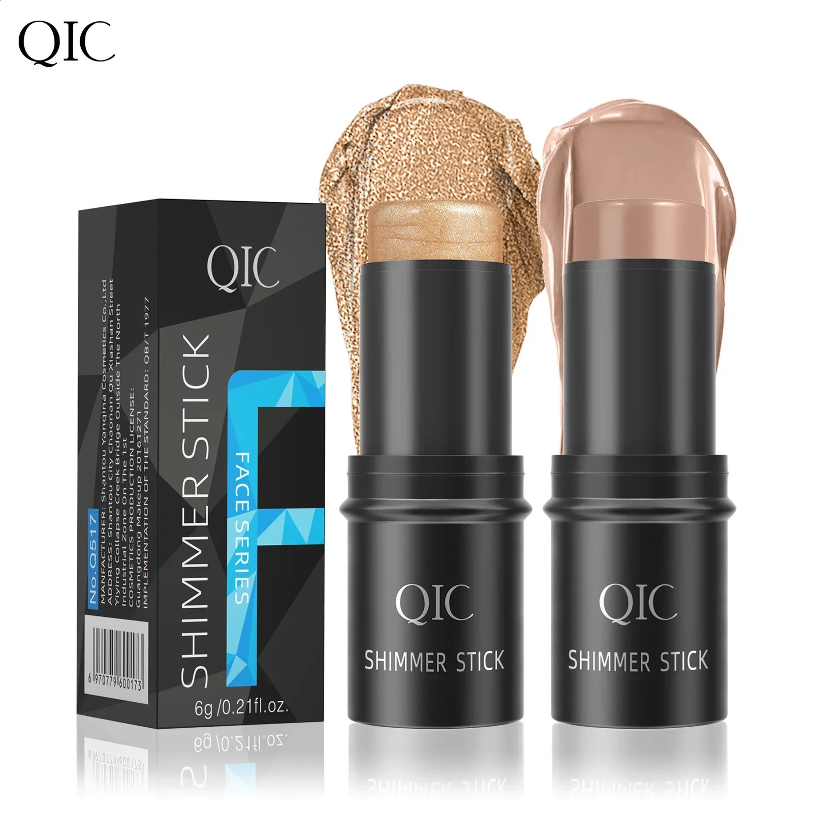 Pearlescent Highlighter Contour Stick Waterproof Bronzer Highlighters Nose Shadow Blusher Corrector Face Makeup 250219