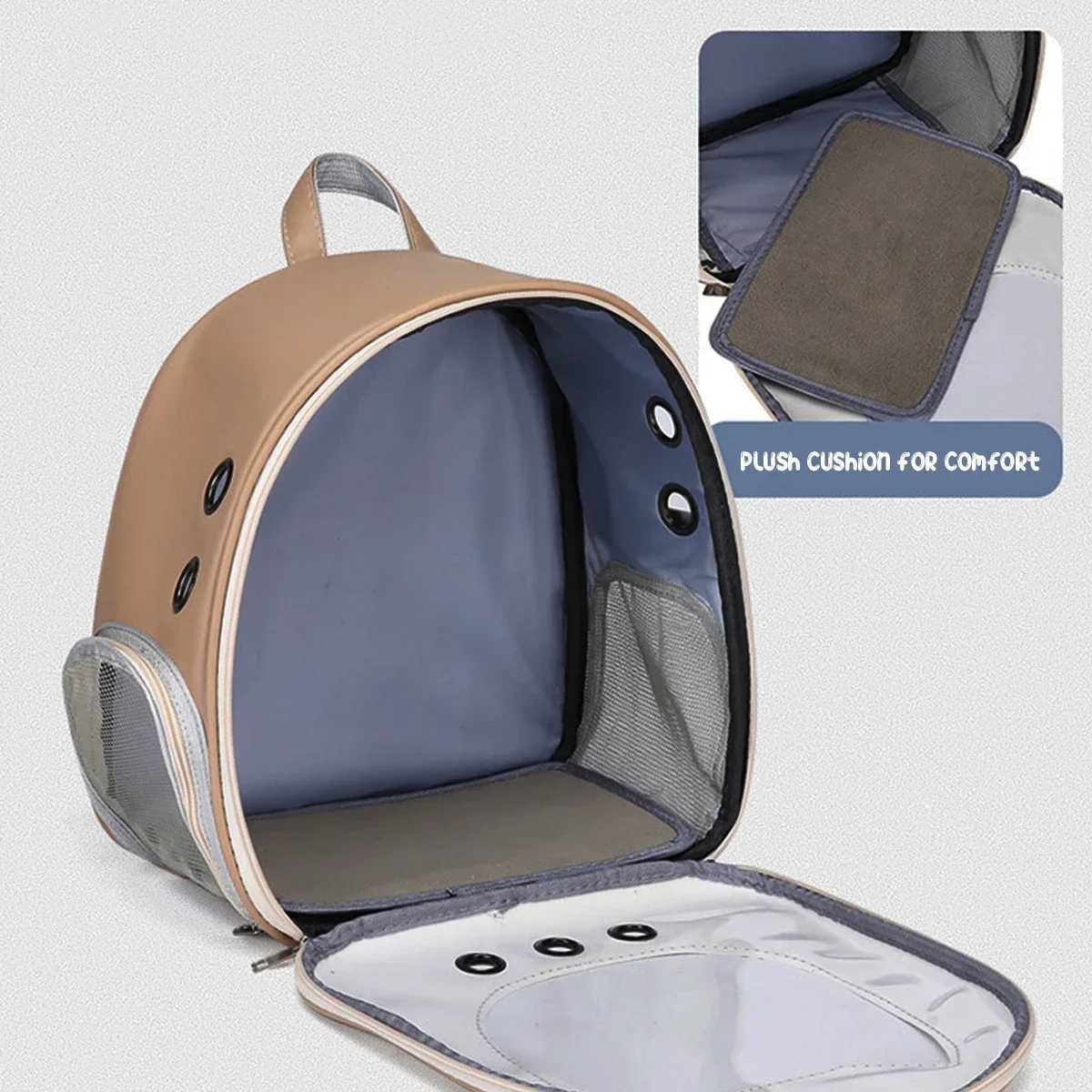 Cat Carrier Bag Pet Backpack Portable Outdoor Cat Travel Shoulder Bag Cat Carrying Bag Large Capacity Breathable Dog Carrier Bag 250205