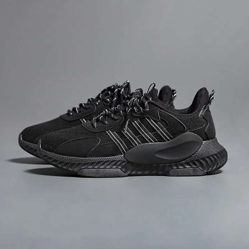 New Sport for Women Men Fashion Lace Up Casual Sneakers Retro Couple Platform Mesh Running Shoes