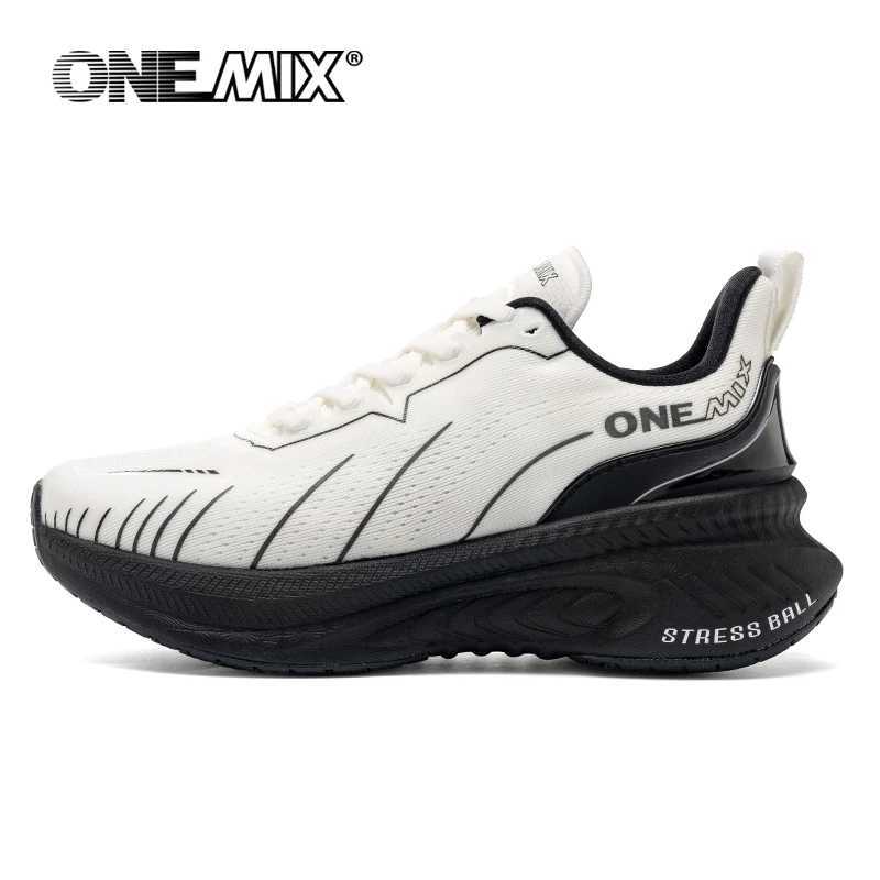 ONEMIX White Road Running Shoes for Men Air Cushion Outdoor Sport Shoes M Trainers Summer Jogging Shoes Wen Footwear Y250304
