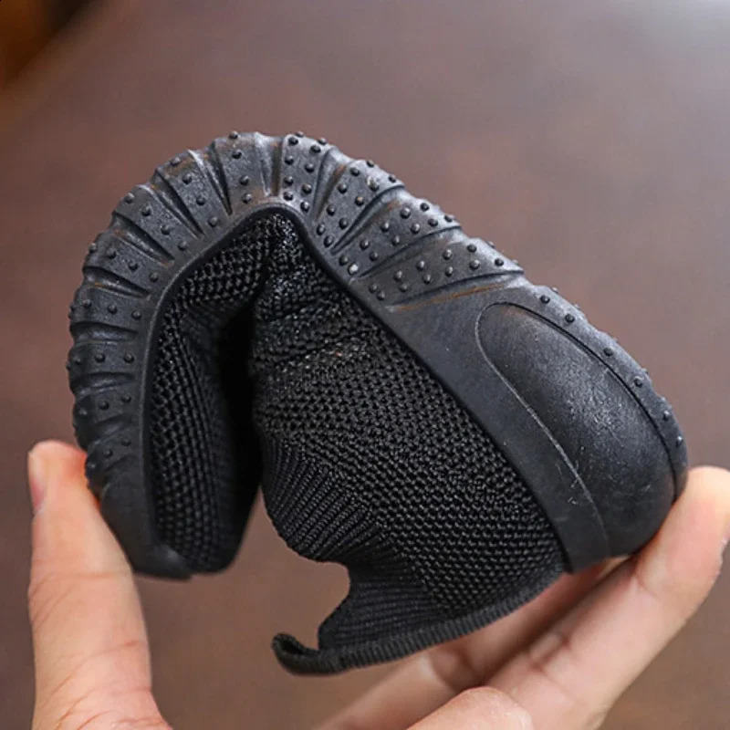 Children Running Sneakers Boys Casual Mesh Breathable Anti-Slip Walking Patchwork Tenis Toddler Soft Soled Girls Shoes H260130