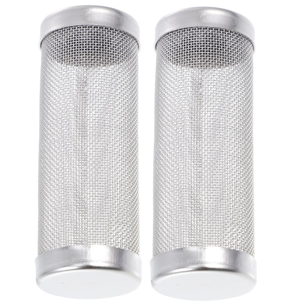 2 Pcs Water Outlet Protective Cover Filters Case Metal Aquarium Filtration Mesh Basket Tank Fish