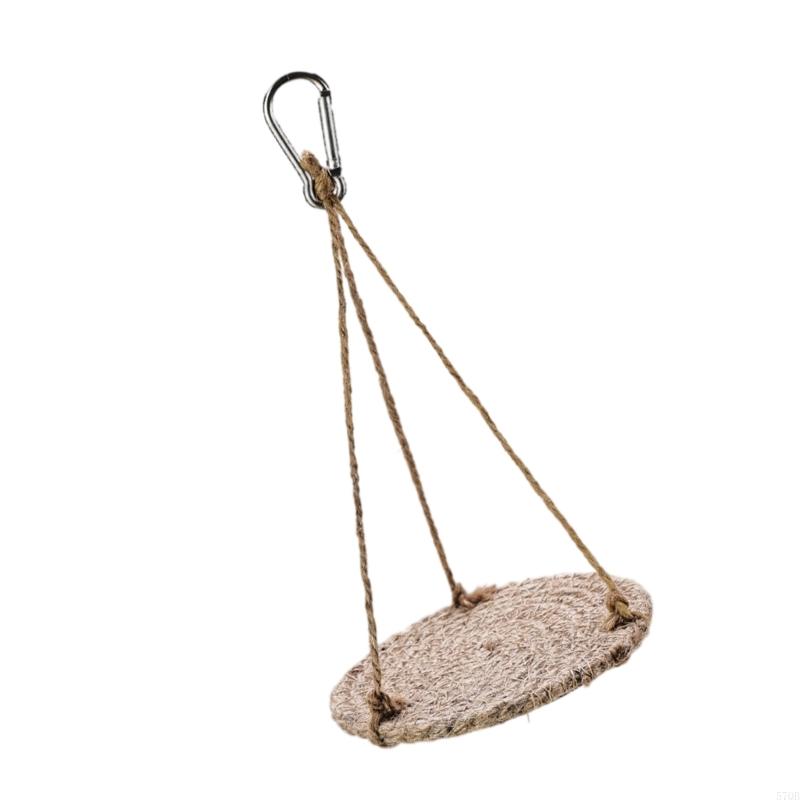 57QB Straw Woven Reptiles Hammock For Lizards And Small Animal Terrariums Decorations