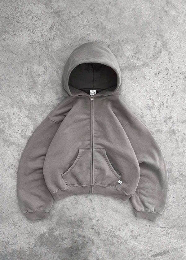 autumn and winter new cotton loose niche trendy brand high personalized street hooded zipper sweatshirt