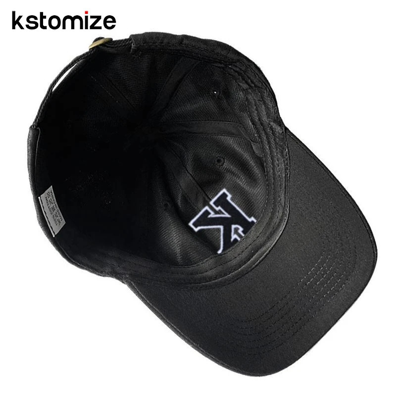 Initial Letter AZ Black Baseball Cap For Men Womne High Quality Soft Cotton Embroider Fashion Team Sport Visors Caps 250228
