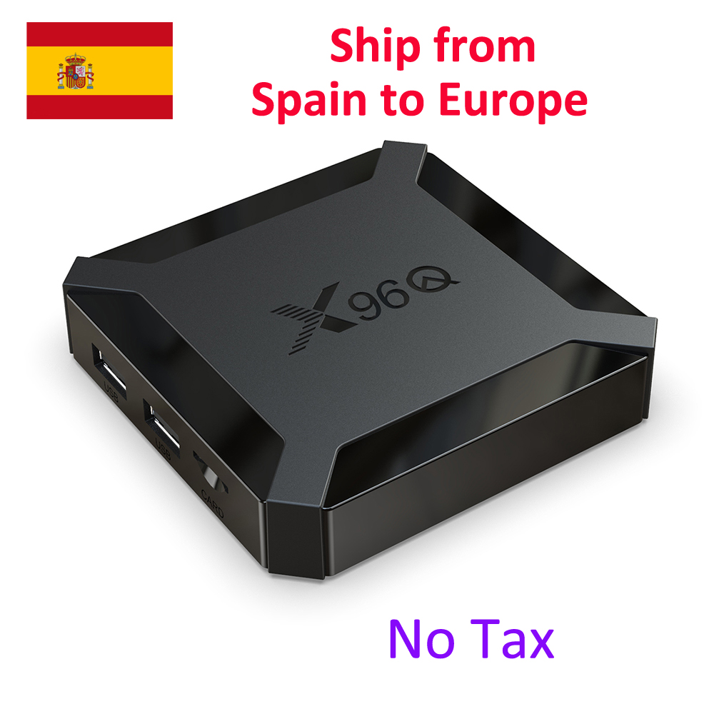 Spain ship to european X96Q TV Box Android 10.0 Smart Allwinner H313 Quad Core Support 4K Set Top Box Media Player