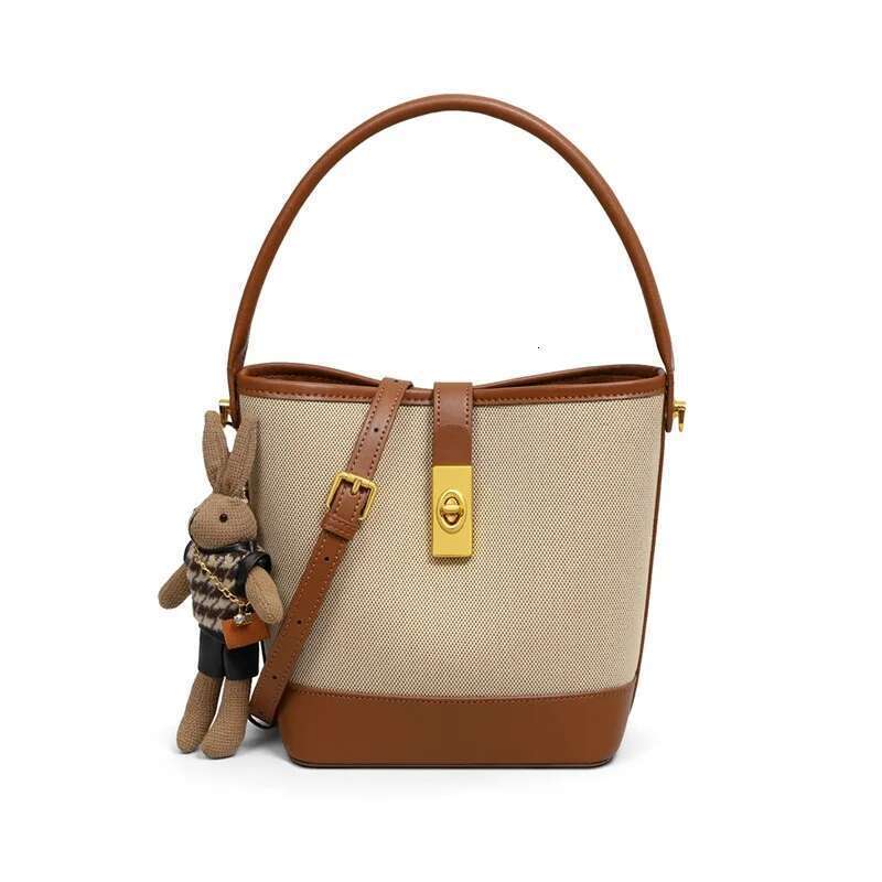 Bag Lady 2025 New Women's Bucket Bag Single-Shoulder Commuter Explosive High-Grade Cross-Body Handbag Bags