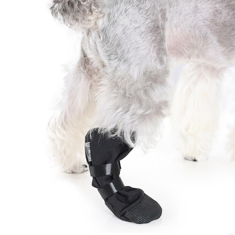 Q1QC Dog Wound Recovery Boot Soft Pet Dog Paws Protectors for Post Surgeries