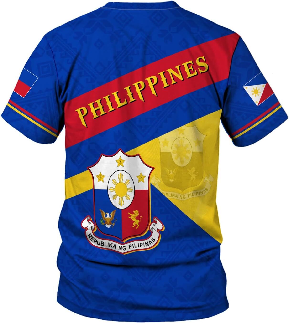 Mens T shirt Personalized Name Philippines Shirts 3D, Filipino Flag Pride Shirt Philippines Shirt Flag Tshirt for Men 33 tee Casual tops summer clothe