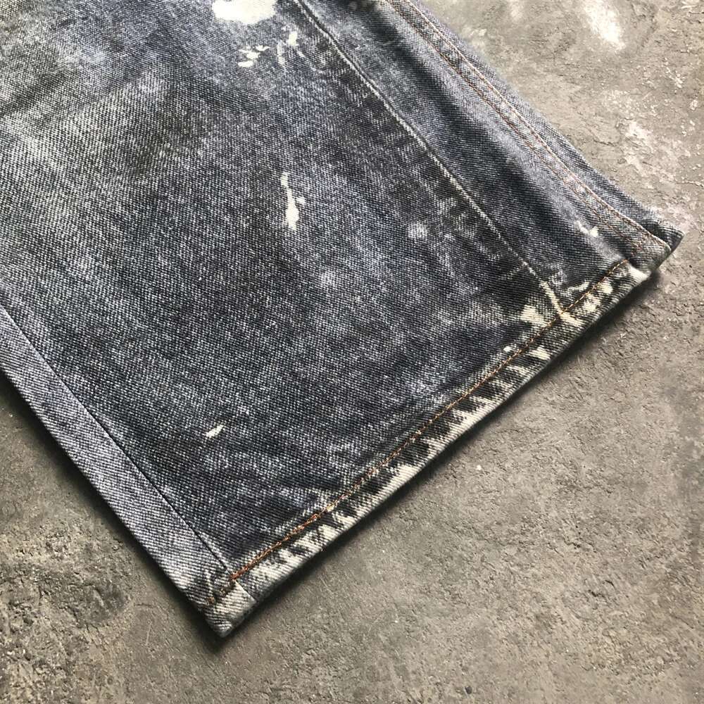 Frog Drift Fashion Streetwear Best Quality Jeans Casual Loose American Style Vintage Printed Trousers Graffiti Pants For Men