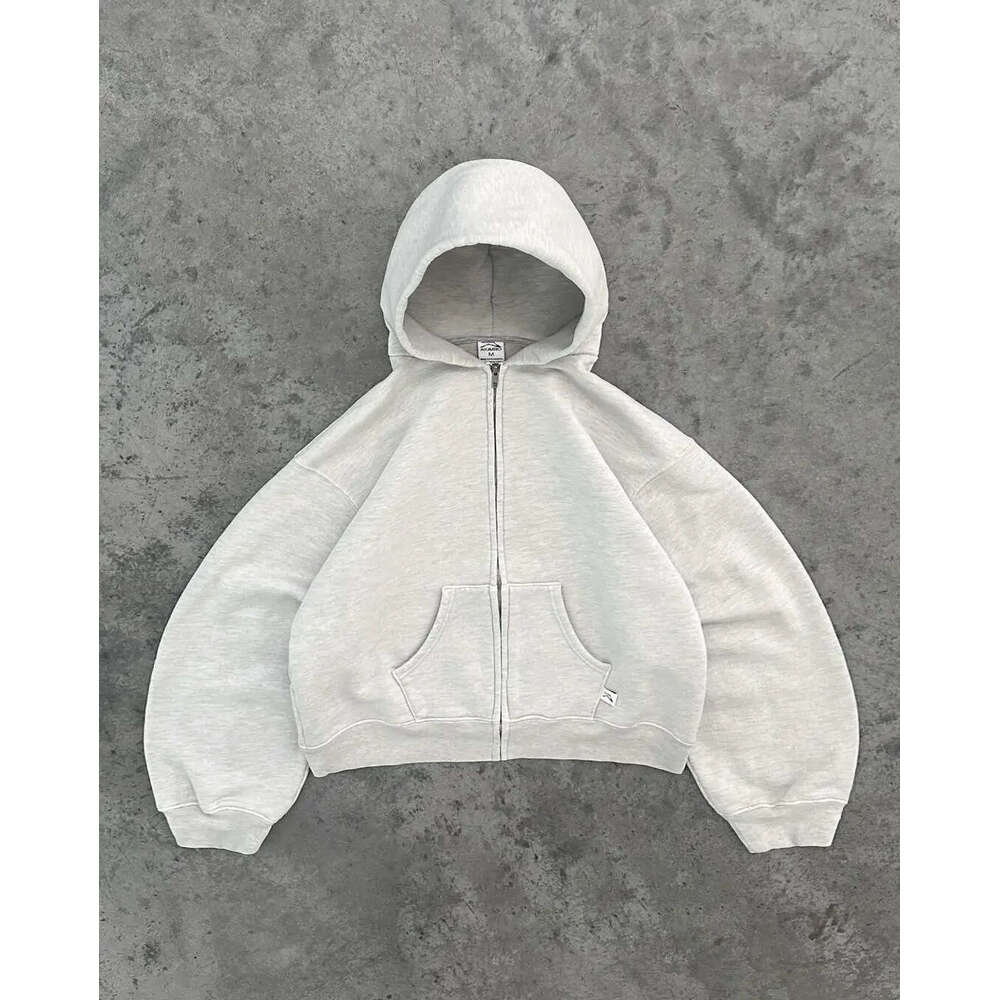 Autumn/Winter New Solid Color Trendy Brand for Women, American Style, Personalized Street Couple, Hoodie