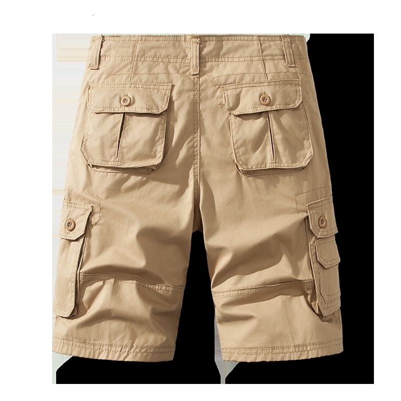 Mens Short Pants Cotton Cargo Shorts Tactical Breeches Casual Sports Man Hiking Fishing Streetwear 250304