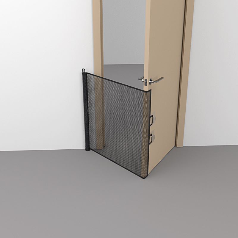 Cat Gate for Doorway, Retractable Dog Gate, Gates for Dogs Indoor Cat Safety Gate - No Jumping Over, Pet Gate Cat Gate for H