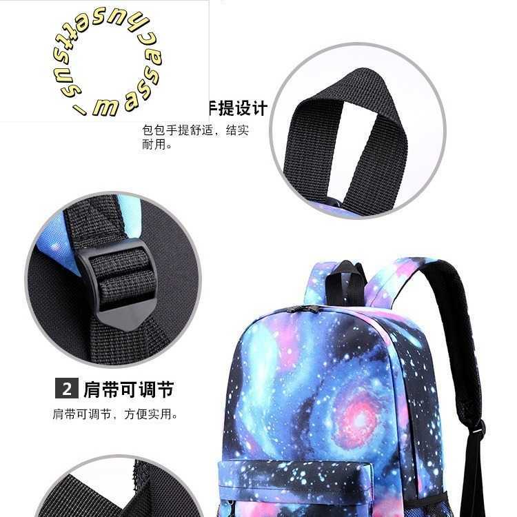 Backpacks Stitch Cartoon Peripheral Printed Schoolbag Three Piece Stitch Pencil Bag One Shoulder Bag Backpack Y250305CERO