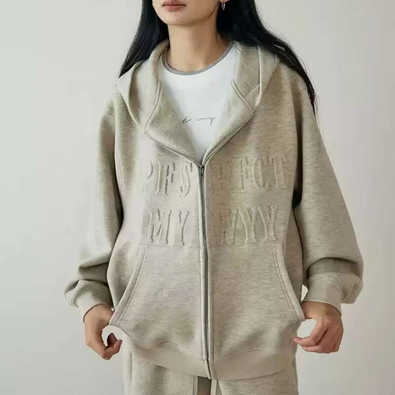 Custom Women's Hoodies And Sweatshirts For Women Zip Up Oversize Emed Hoodie
