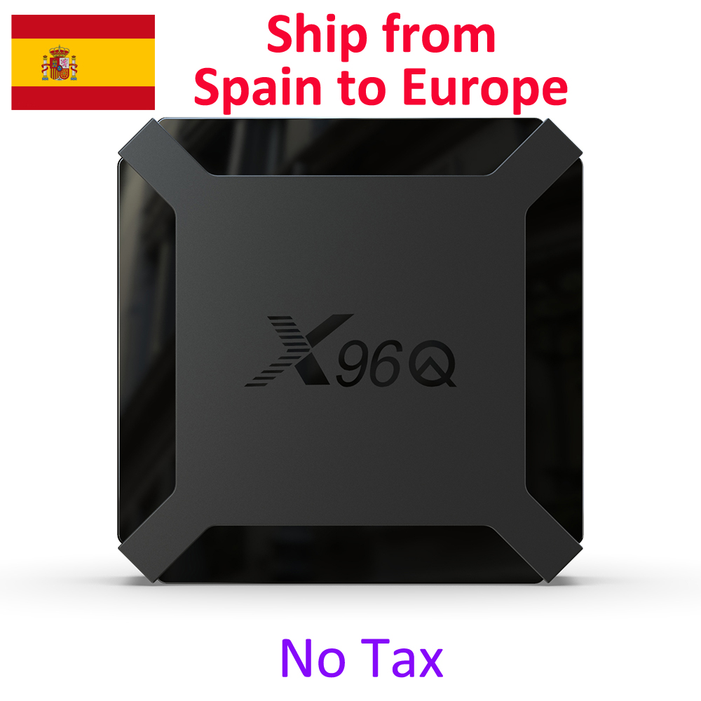 Spain have stock X96Q TV Box Android 10.0 H313 1GB 8GB 2gb 16gb Smart Quad Core 2.4G Wifi Set Top Box