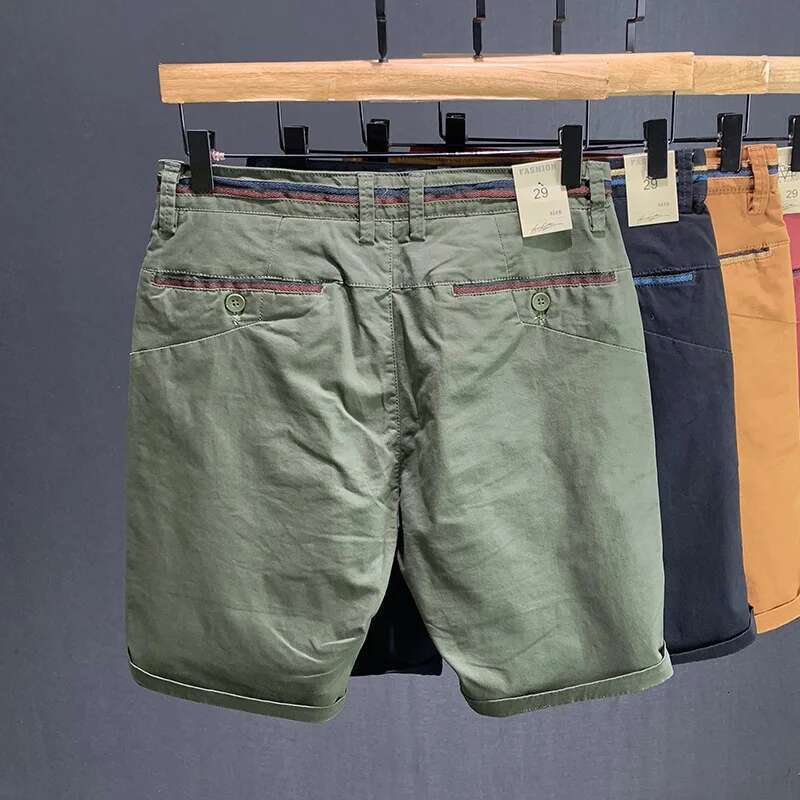 Casual For Men 2025 New Summer Thin Cotton Outdoor Mountaineering Sports Pants Loose Straight Cargo Beach Shorts