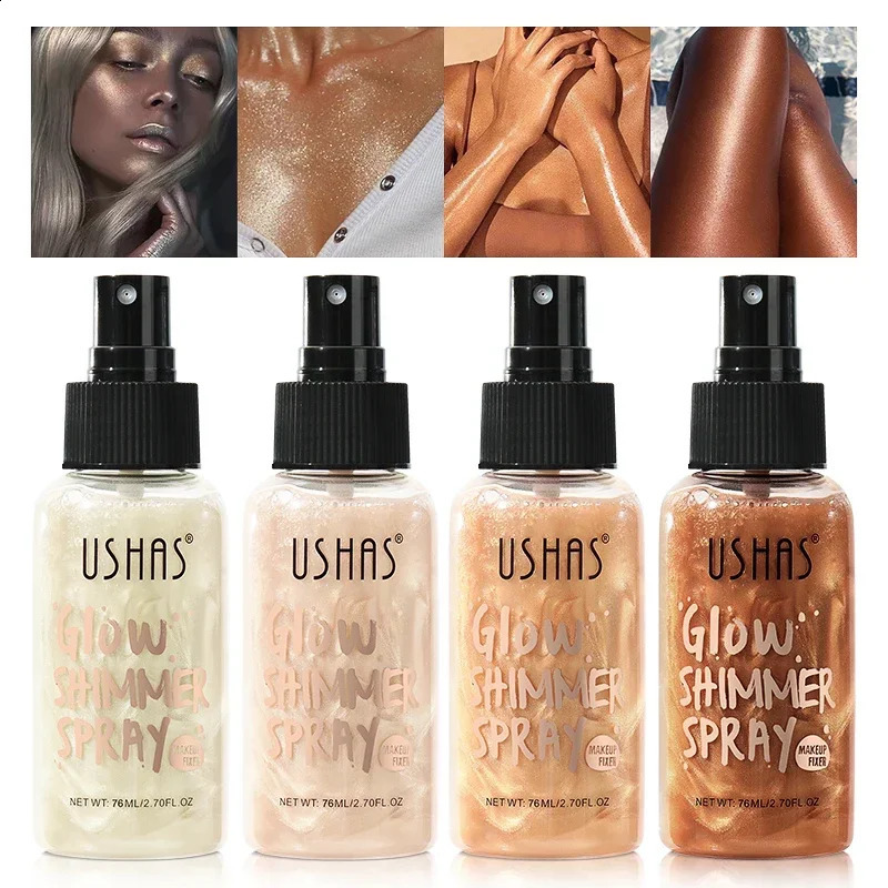 Diamond Liquid Highlight Waterproof High Gloss Shining Body Bronze Durable Wear Contour Makeup 250219