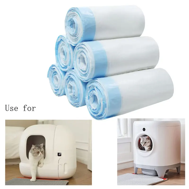 Use for Petkit Pura X Max or Max2 Cat Litter Box Liners Self-cleaning Cat Toilet Special Garbage Bag for Cats Thick and Durable