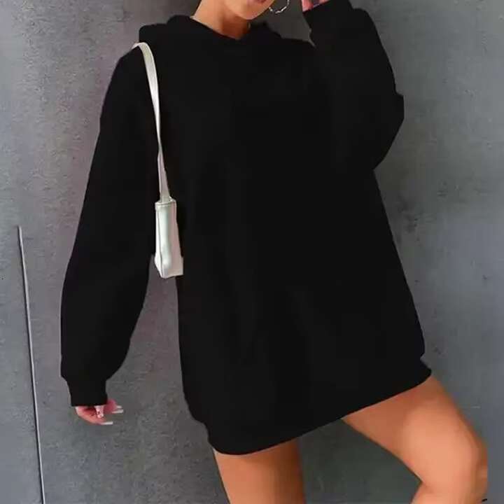 Women's Clothing 2025 Custom Your Own Black Hoodies Wholesale High Quality Pullover Women Hoodie
