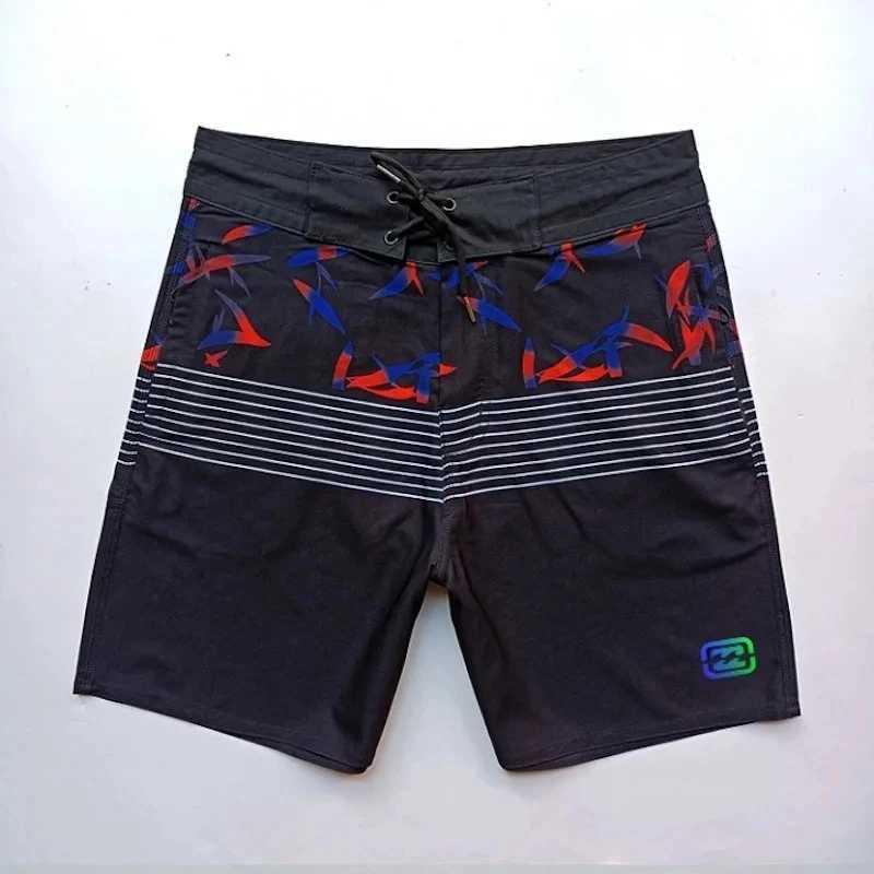 Mens BoardShorts 4-Way Strech Waterproof Bermuda SwimmWear Quick-Dry Waterproof Beach Surf Short Breathable Light Beach Pants X250305