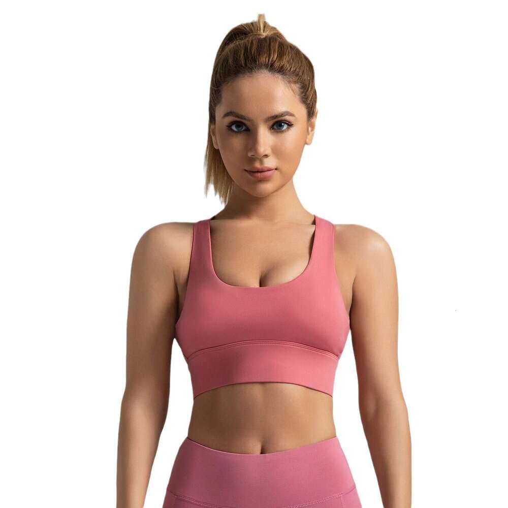 Special Zone Elastic Sports Women's Shockproof High Strength Yoga Vest Detachable Chest Cushion Naked Fitness Bra KLMY