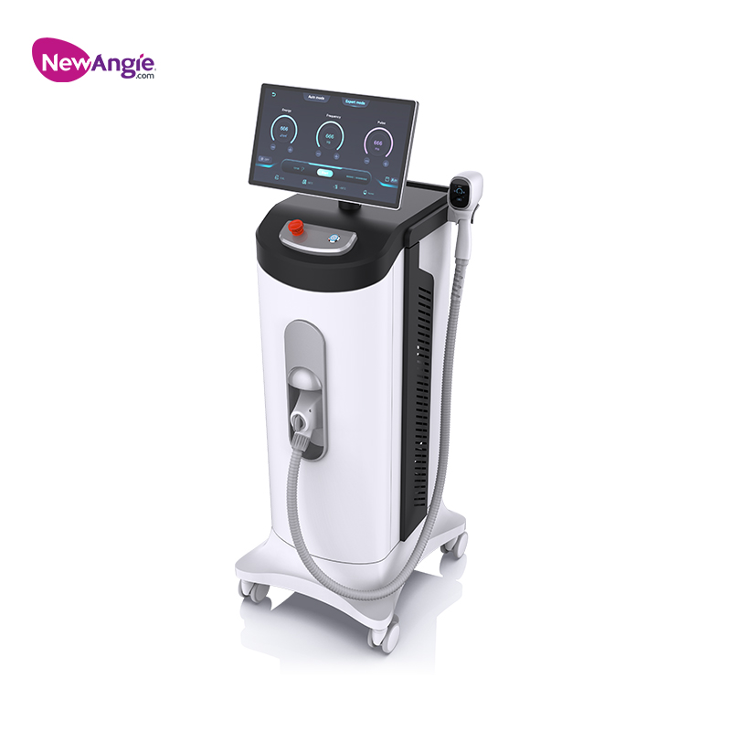 755 808 1064nm Diode Laser Fast Hair Removal Machine 12 Bars Skin Rejuvenation Cooling System Painless Permanent Epilator