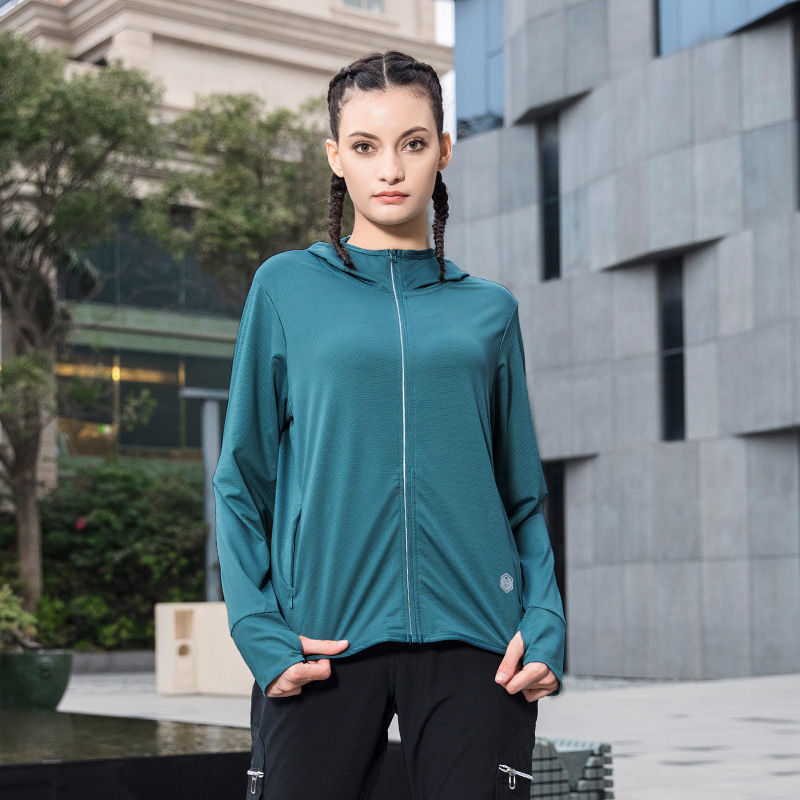 New tracksuit outdoor women, summer sun protection UV resistant clothing for men, ice silk elastic skin windbreaker