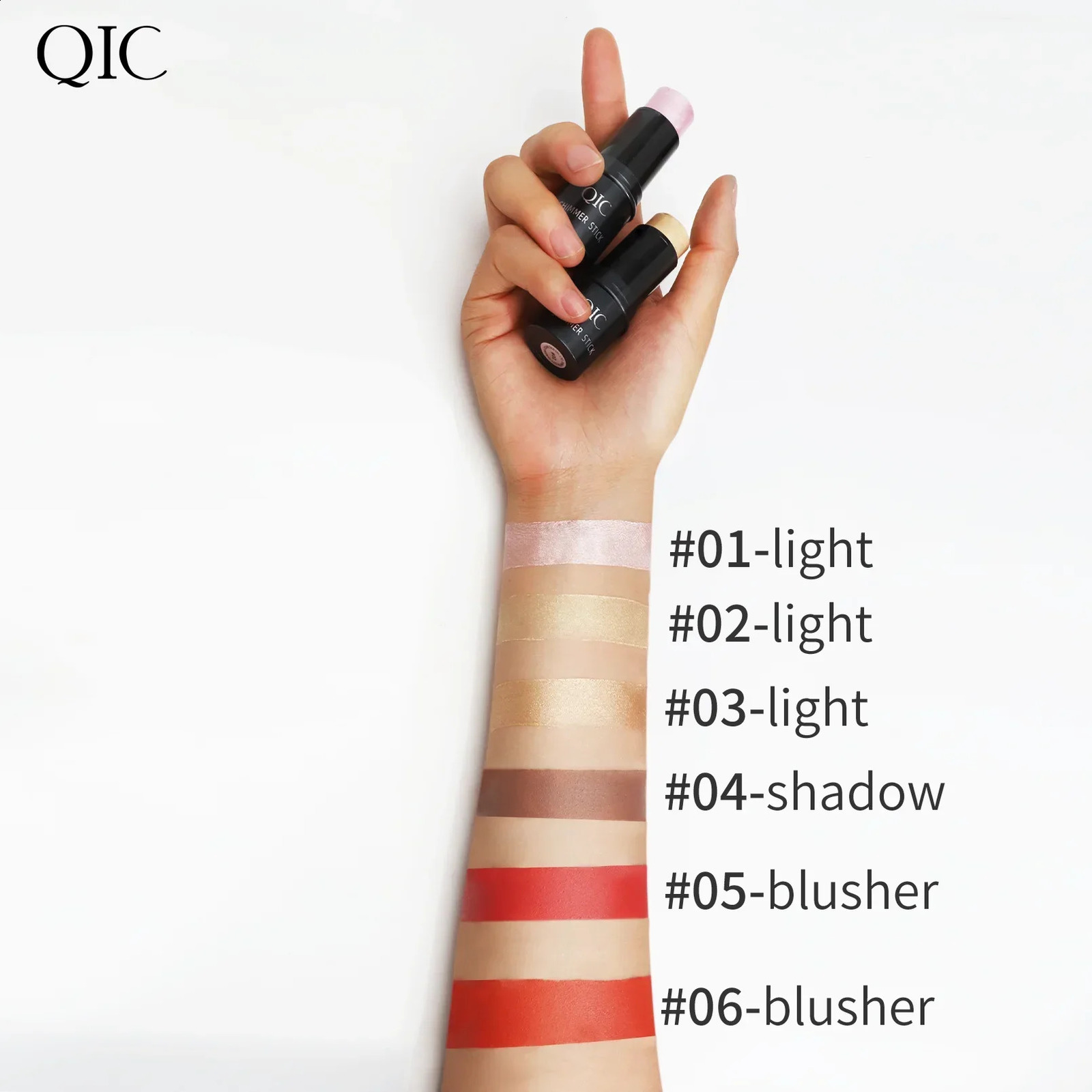 Pearlescent Highlighter Contour Stick Waterproof Bronzer Highlighters Nose Shadow Blusher Corrector Face Makeup 250219