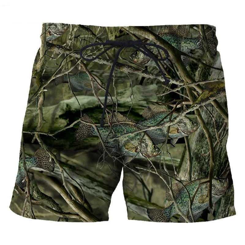 Retro camouflage 3D printed mens beach shorts new fashion casual swimming relay personalized sports board ice shorts mens clothingXJ250304