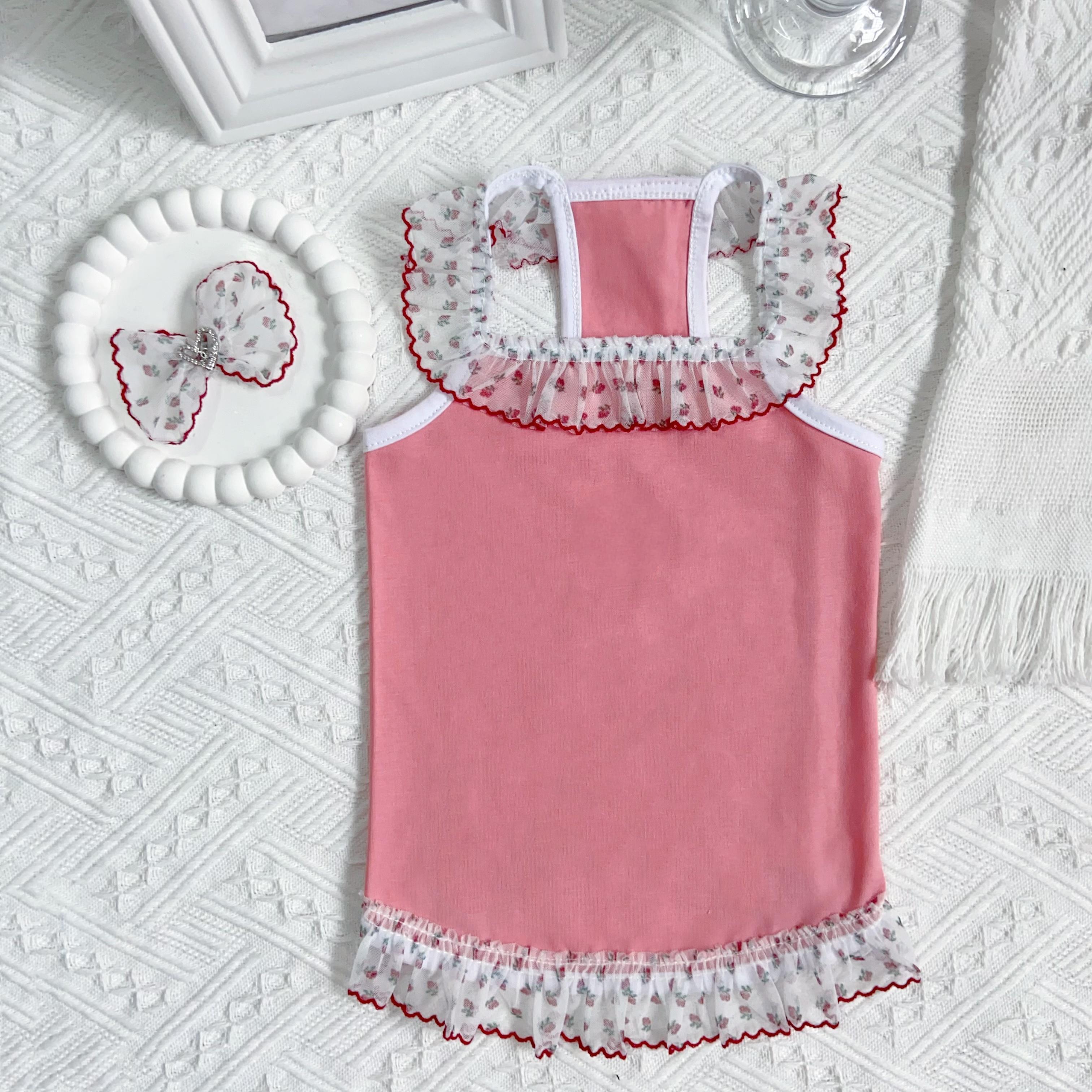 Luxury Brand Designer Dog Dress High Quality Spring Summer Pet Clothes SKirt Poppular