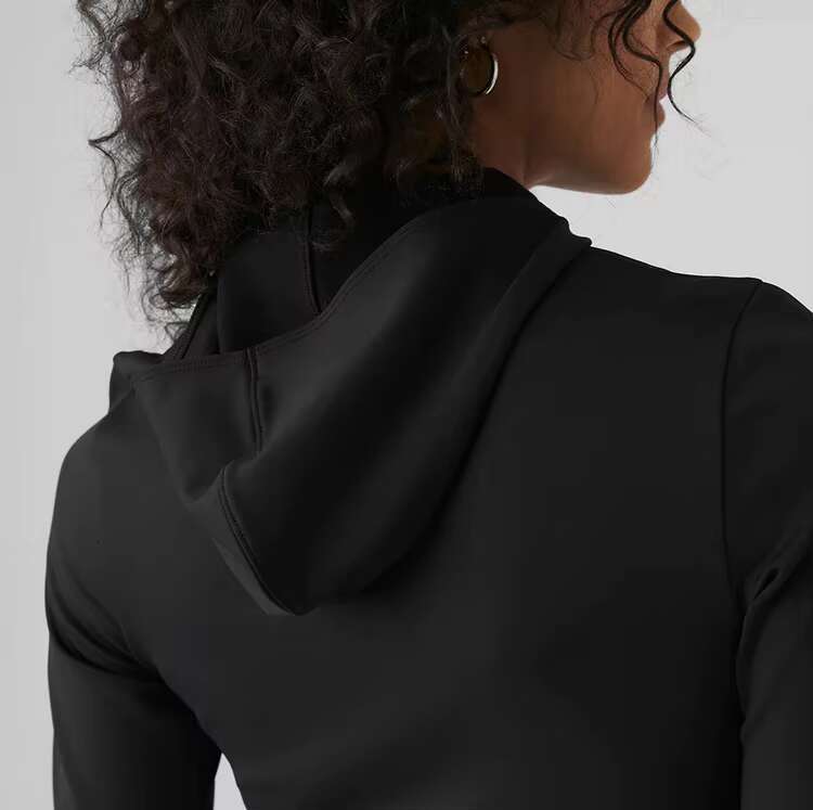 Customizable Medium Weight Turtleneck Hoodie For Women Women's Sweatshirts With Thumb Hole