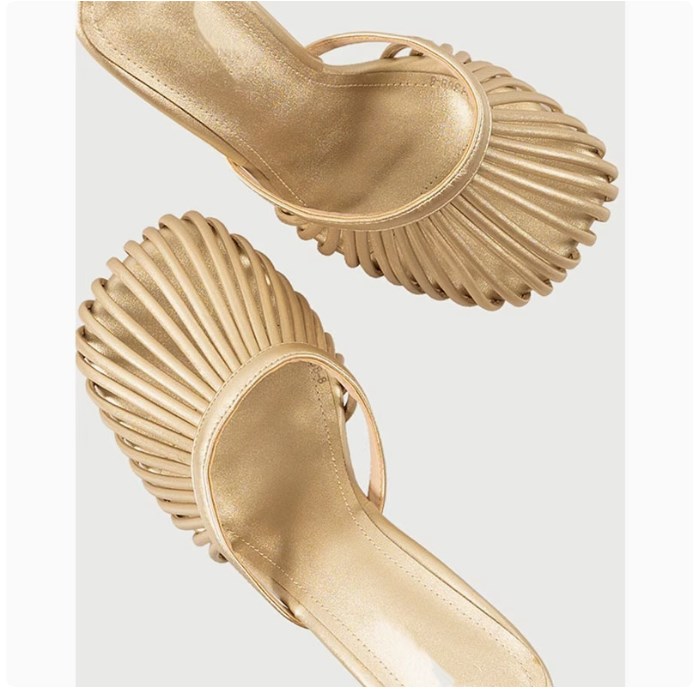 Slippers Stiletto Mules For Women Novelty Designer Style Stilettos Fashionable Multicolor Slip On Summer High Heels Handmade Sandals Sale
