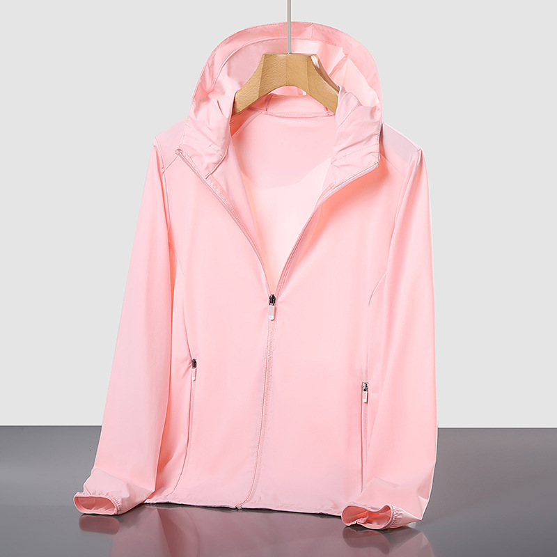tracksuit Summer ice silk for women men, high elasticity, breathability, and UV resistance UPF50+printed on sunscreen clothing