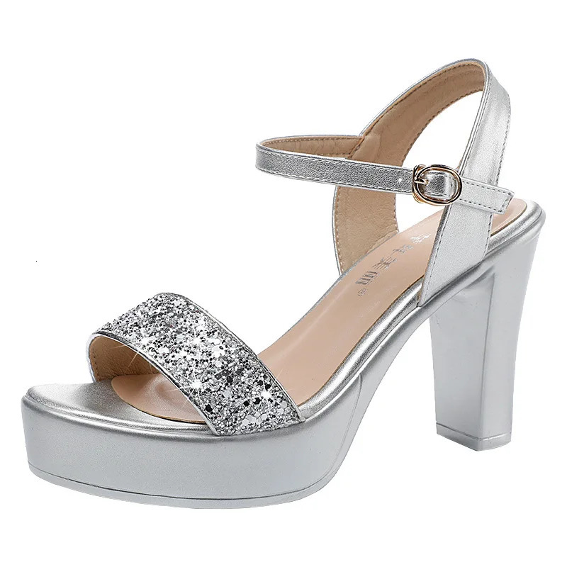 32-43 Bling Women Sandals Woman Summer Female High Heels Party Shoes Platform Sandal er Shoes Women High Quality 250228