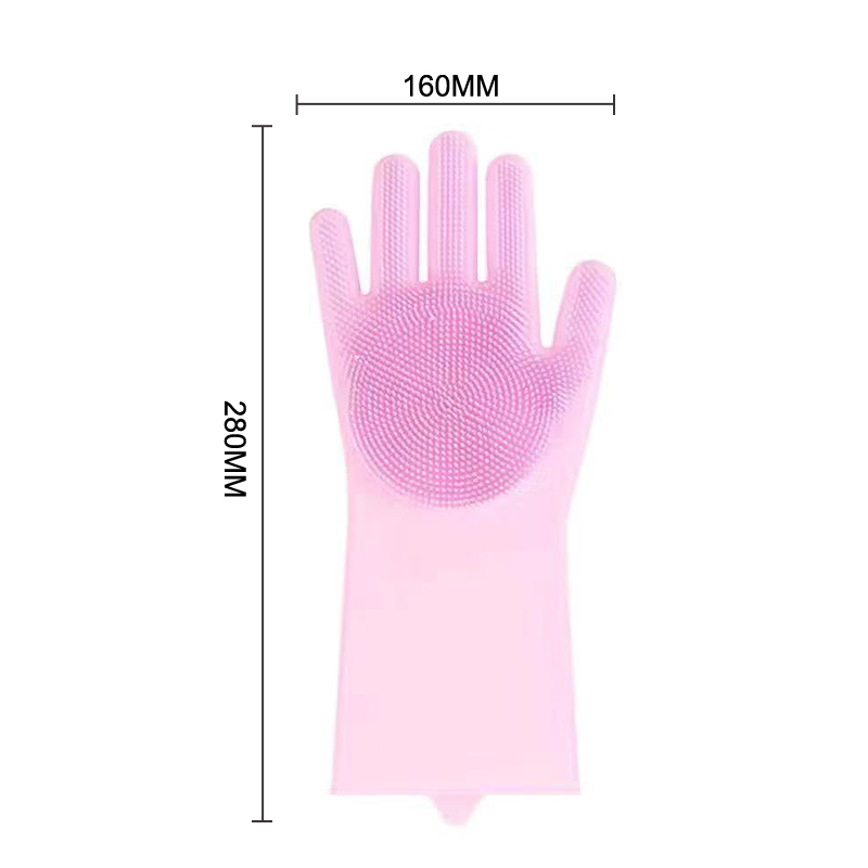 1Pair Pet Grooming Gloves Dog Washing Gloves Cat Bathing Supplies Pet Cleaning Gloves Pet Bath Massage Gloves Pet Supplies