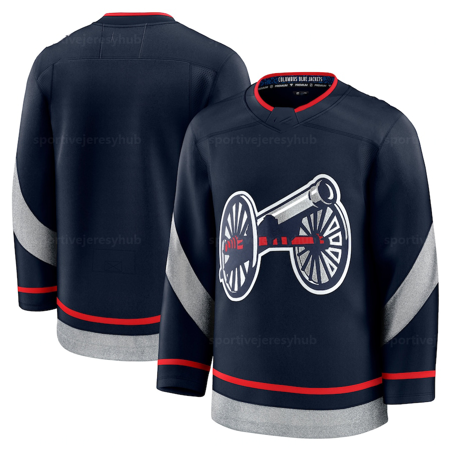 13 Gaudreau 29 Laine Marchenko Mathieu Olivier 38 Jenner 8 Werenski 90 Merzlikins 19 Fantilli 13 Johnson Kirill Custom 2025 Stadium Series Hockey Jere