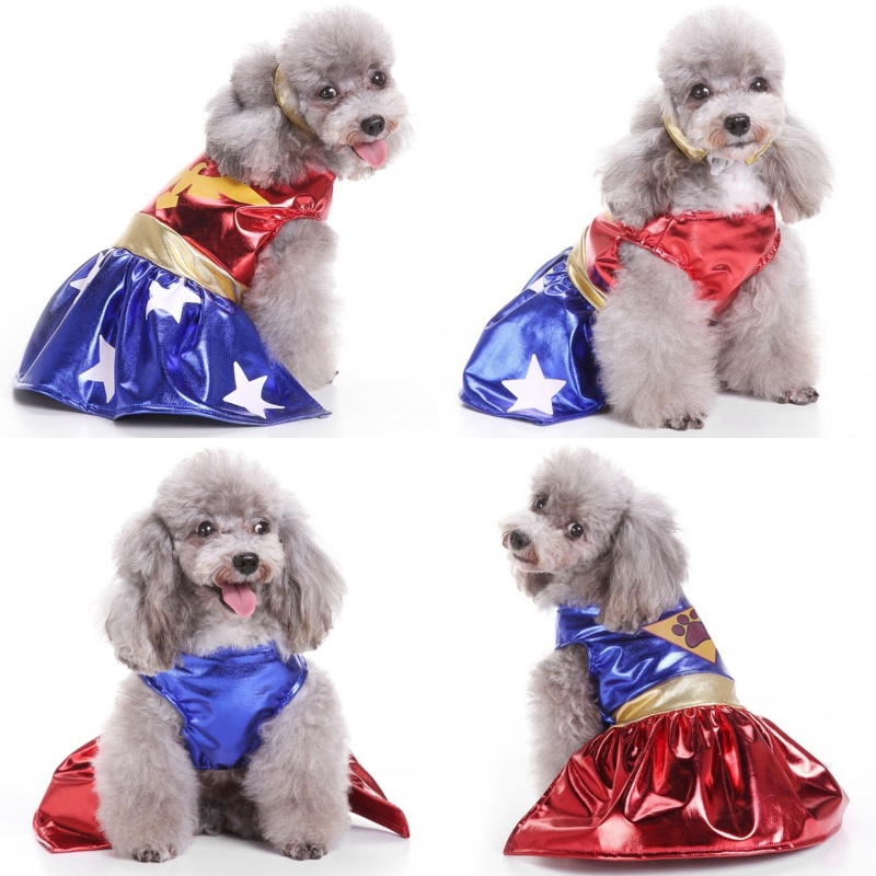 Summer Pet Princess Clothes Dog Dress Puppy Luxury Skirt Sweet Dog Clothes for Small Dogs Fancy Cat Dress Pet Floral Dog Skirt