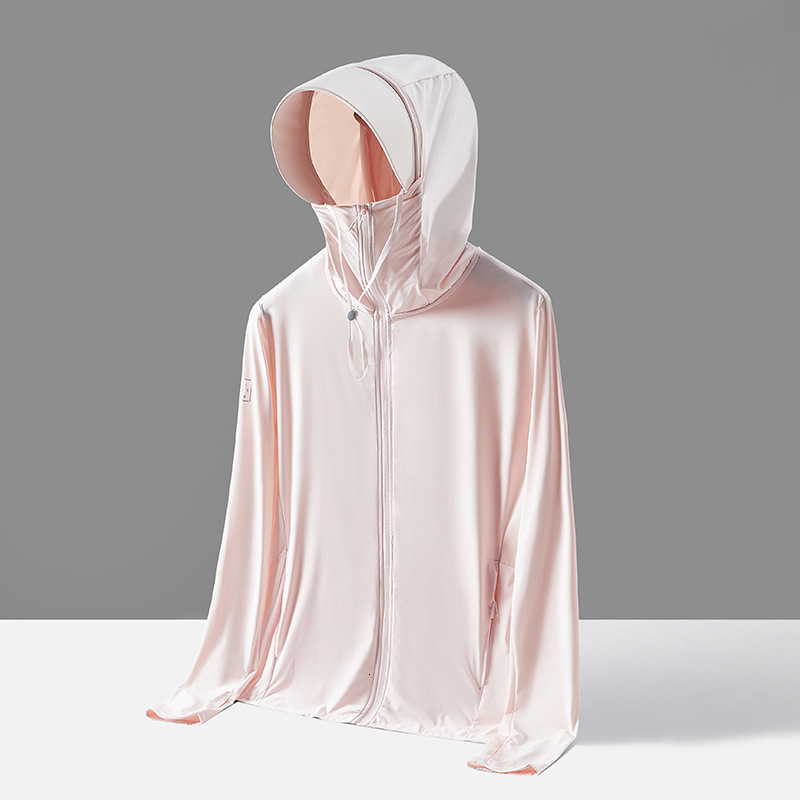 Original gauze cloud and ice men, detachable brim clothes for women, outdoor fishing, men's sunscreen clothes, large size tracksuit