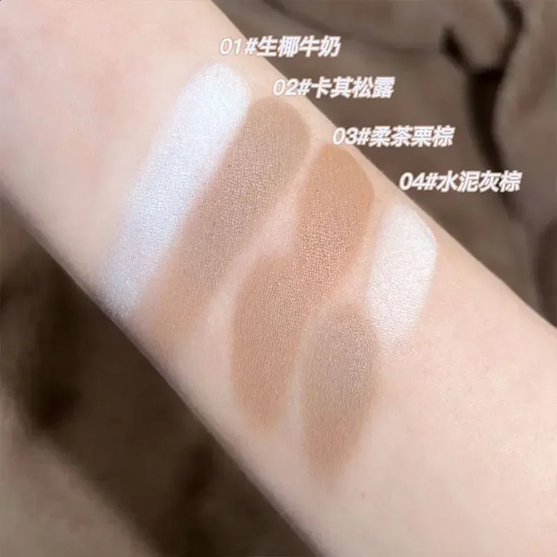Xixi Contouring Matte Highlight Body Sculptor Shading Bronzer Contour Powder Palette Shadows Cosmetics Cute Makeup 250219