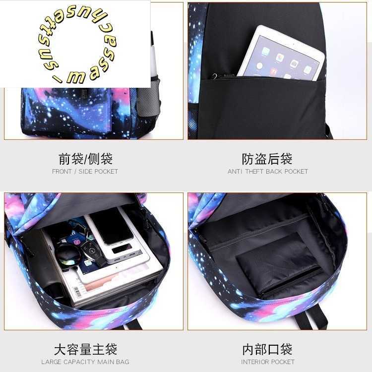Backpacks Stitch Cartoon Peripheral Printed Schoolbag Three Piece Stitch Pencil Bag One Shoulder Bag Backpack Y250305CERO