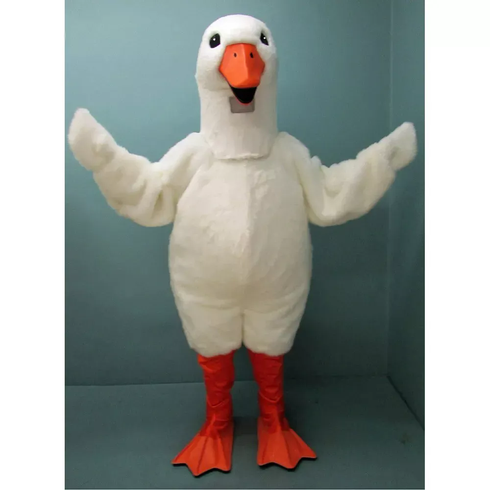 2025 Halloween Realistic Goose Mascot Costume Fursuit Halloween Suit Party Stage Suit dress